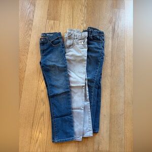 Boys Youth Size 8 Lot Of 3 Jeans Childrens Place J6 Skinny Straight